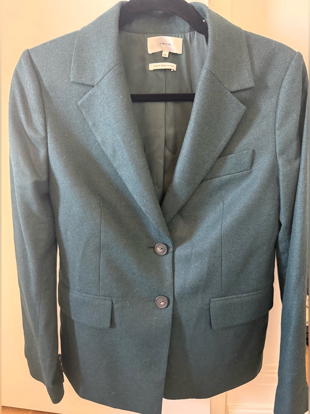 Vince Women's Deep Teal Tailored Blazer